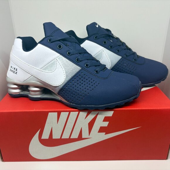 Men's Nike Shox - Blue and White - Picture 2 of 7